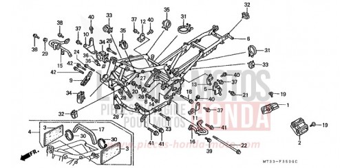 CARROSSERIE DE CHASSIS ST1100R de 1994
